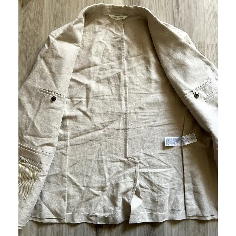 Banana Republic Heritage Collection Ivory Linen Expedition Blazer Men’s Sz 44R